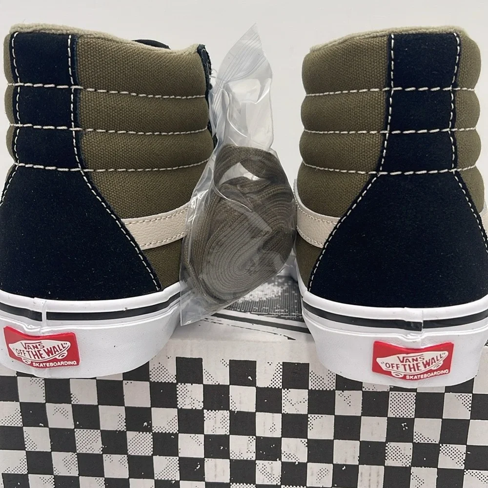 Vans Men’s Skate Sk8-Hi Black/Olive
VN0A5FCCBKO Sneakers - Picture 7 of 16